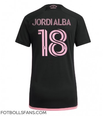 Inter Miami Jordi Alba #18 Replika Bortatröja Damer 2023-24 Kortärmad